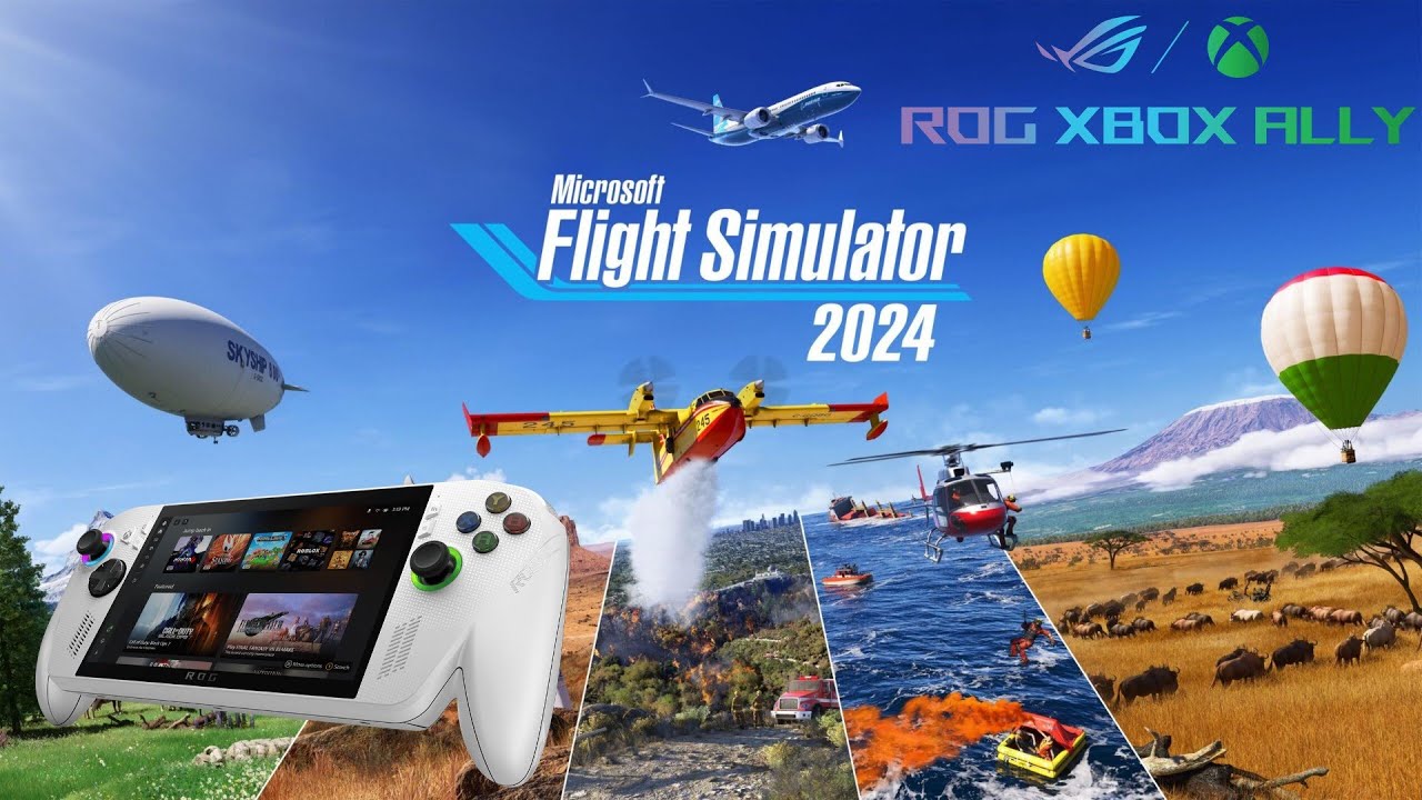 ROG Xbox Ally Flight Simulator 2024 | Microsoft Flight Simulator 2024 ROG Xbox Ally