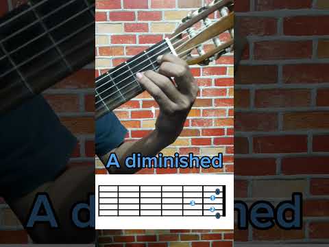 A diminished chord / A dim / guitar chord