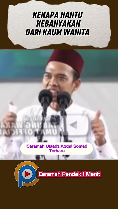 Ustadz Abdul Somad Terbaru | Kenapa Hantu Kebanyakan Dari Kaum Perempuan #shorts #uas #ceramahlucu