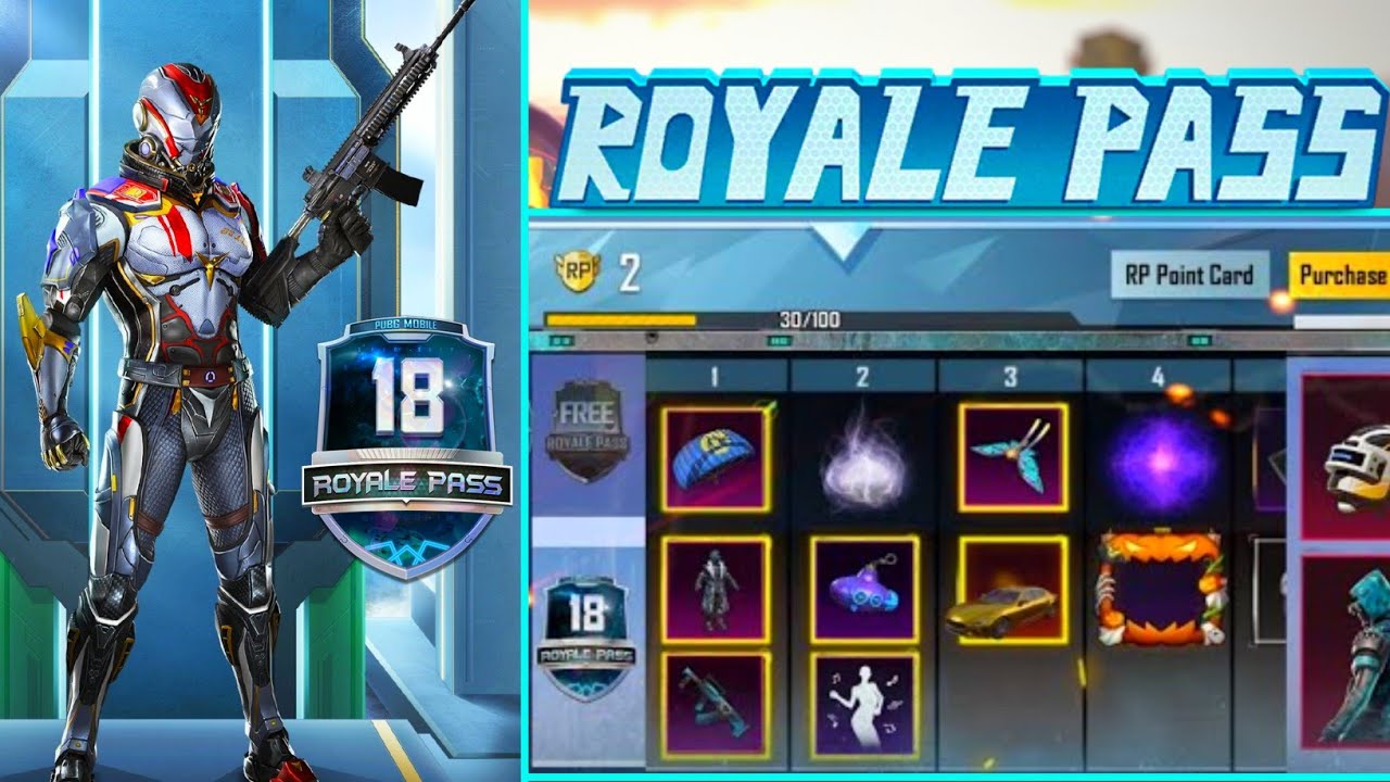 Pubg Mobile Season 18 Tier Reward Season 18 Royal Pass Rewards Pubg Mobile Youtube