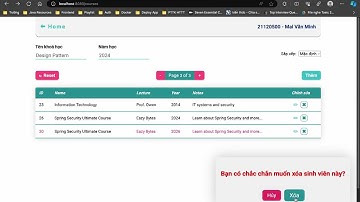 FIT - HCMUS | Lập trình ứng dụng JAVA | Bài tập quản lý khoá học
