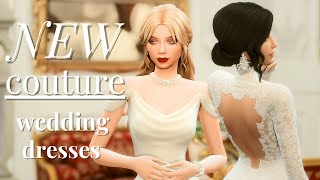 💐🤍💌NEW Glam Bridal Wear | The RSVP Collection - Sentate | The Sims 4 - Maxis Match Wedding CC💌🤍💐