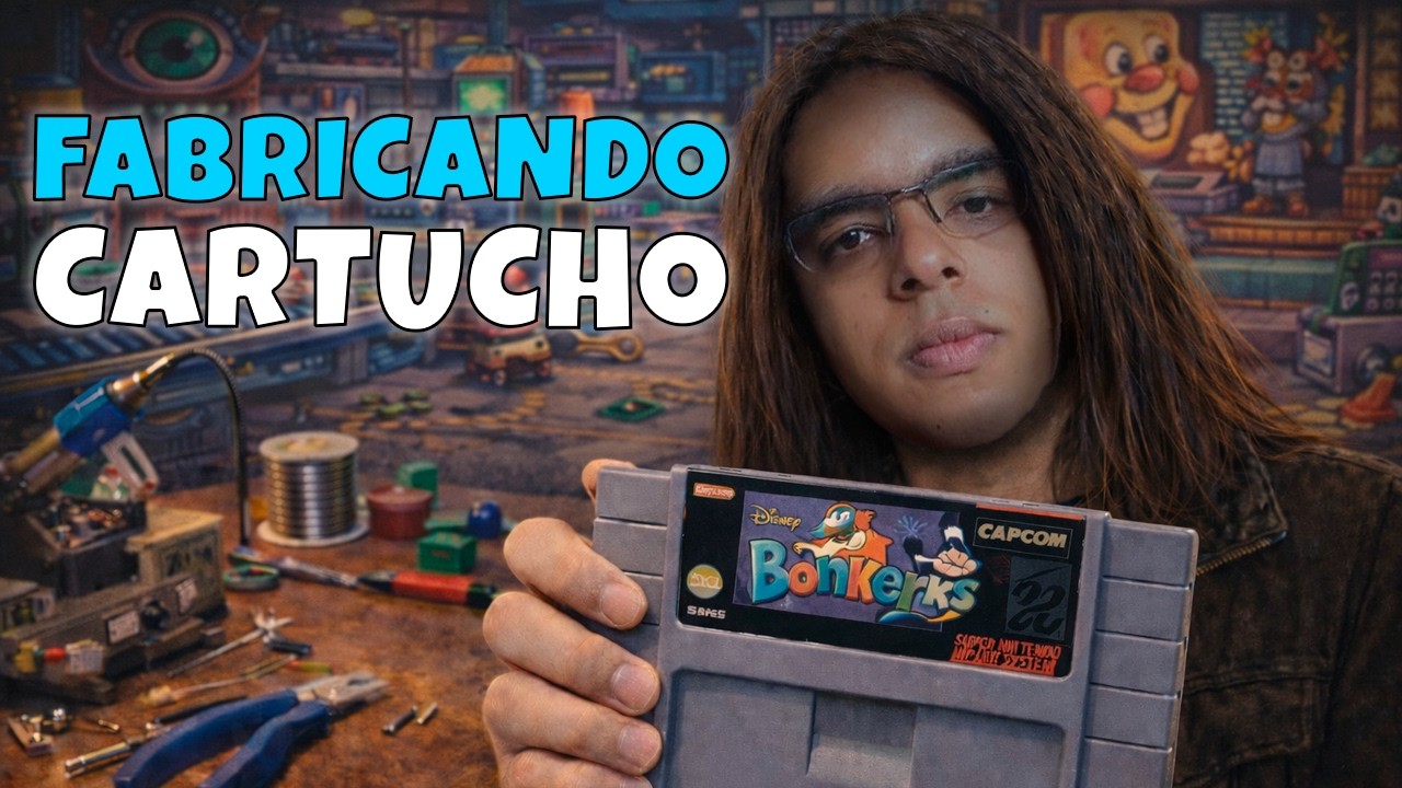 FABRICANDO O CARTUCHO BONKERS - SNES