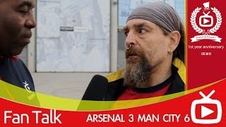 Arsenal FC 3 Man City 6 - We Got Spanked says Bully