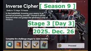 GFL2 Inverse Cipher, Season 9, Part 3 Walkthrough