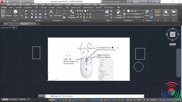 Autodesk AutoCAD: How to use Functions Of Mouse in Autodesk AutoCAD