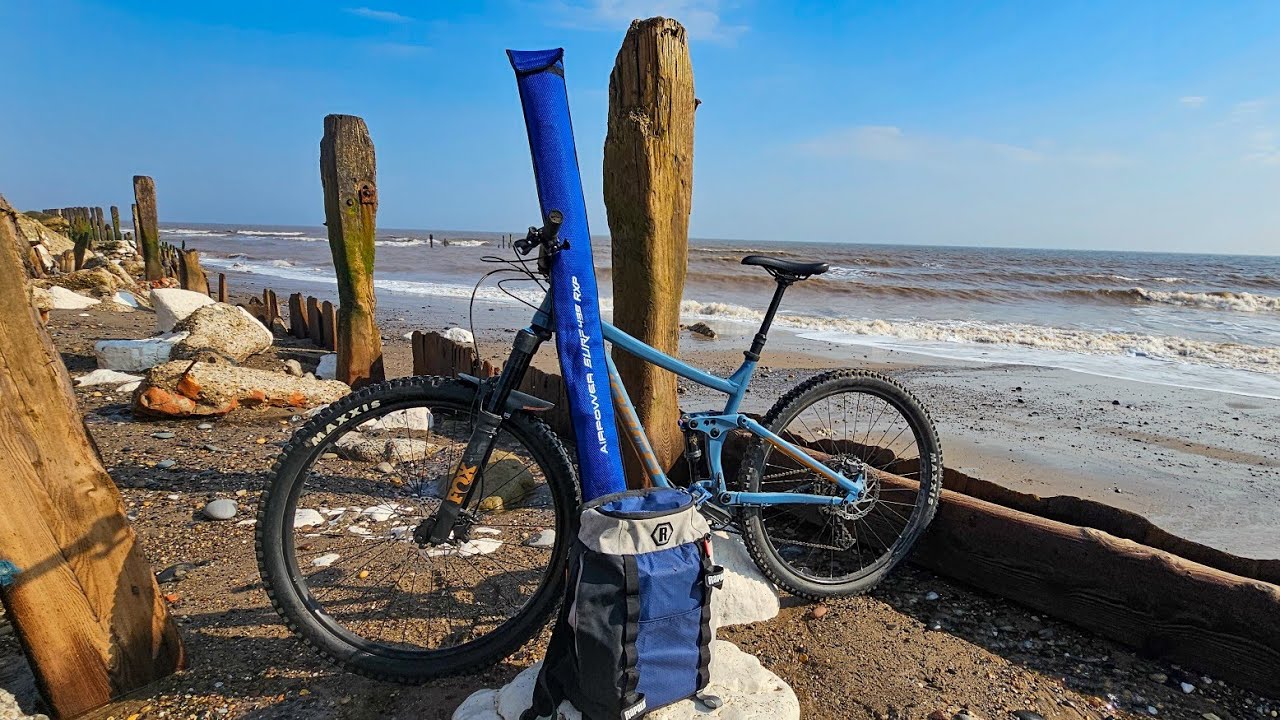 A day spent cycling and fishing on Spurn point
