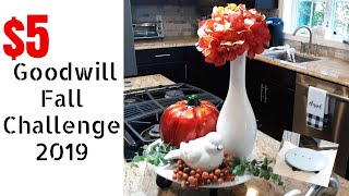 $5 GOODWILL CHALLENGE FALL 2019#$5goodwillchallengefall2019.THRIFT MAKEOVER.#$5fallgoodwillchallenge