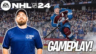 NHL 24 GAMEPLAY! MY FIRST GAME