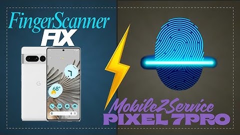 Pixel 7Pro New One Original Display Fingerprint scanner 🫆 Not Working Solution #Mobile2Service#Fix
