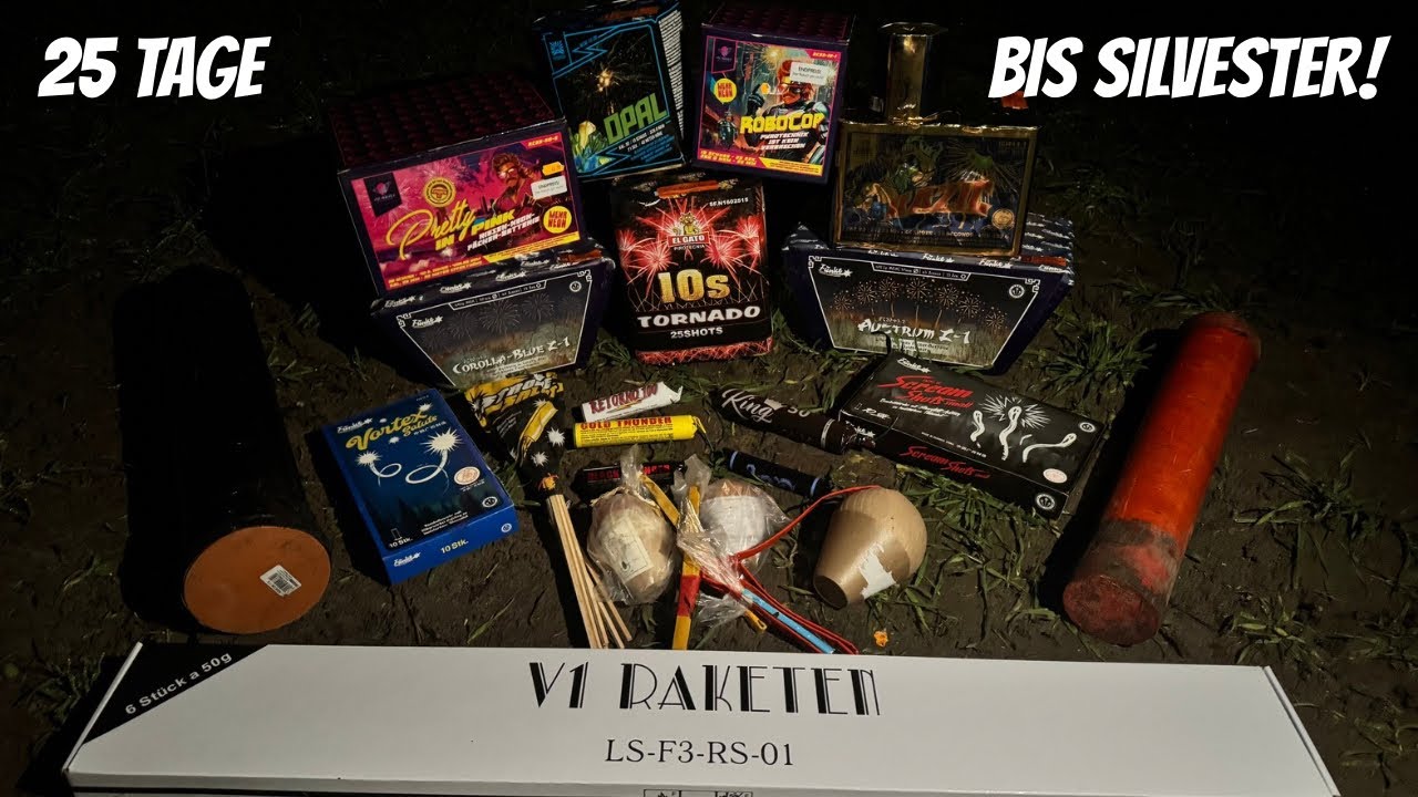 25 TAGE BIS SILVESTER ACTION MIT@ROTKNALL ❤️😍 PYRO-PATE 