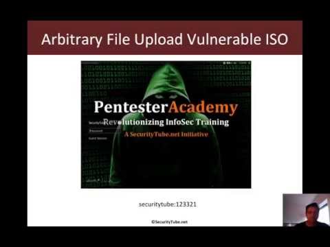 Arbitrary File Upload Vulnerable ISO