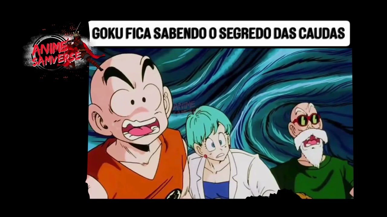 DRAGON BALL Z - KAI - GOKU FICA SABENDO O SEGREDO DAS CAUDAS