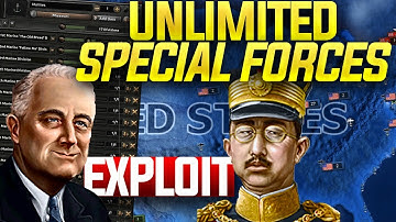HOI4 Exploit: Unlimited Special Forces (hearts of iron 4 Waking the Tiger Exploit tutorial)