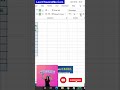 Calculate Percentage in Excel #shorts #excel #viral #msexcel