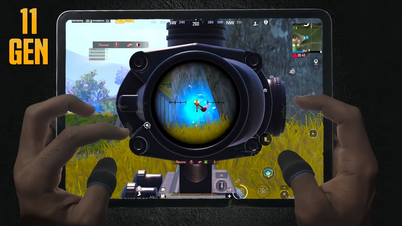 iPad 11th generation bgmi test 🔥 sensitivity + control code ❤️