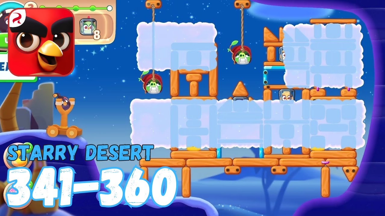 Angry Birds Journey: Levels 341-360 (Starry Desert) Gameplay - Part 18