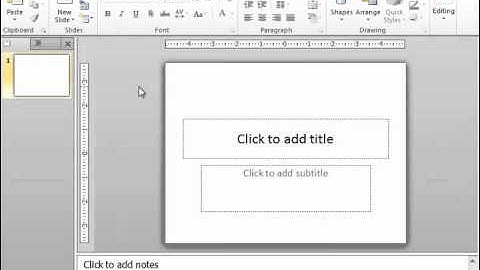 PowerPoint 2010 Tutorial The Ribbon Microsoft Training Lesson 1.4