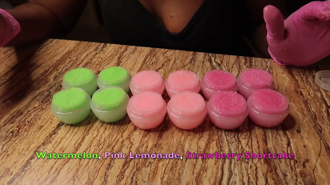 BTS OF MAKING & FILLING LIP SCRUBS FOR MONA B KOLLECTIONZ || ENTREPRENEUR LIFE VLOG!