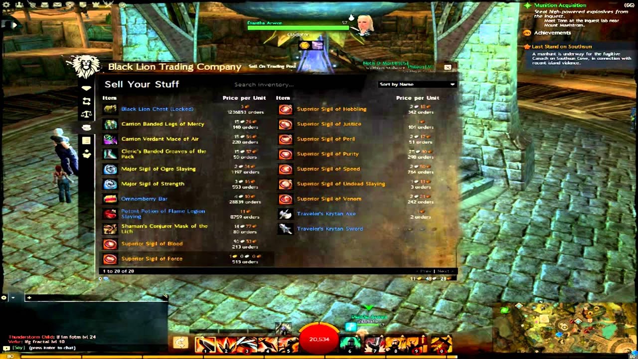 Guild Wars 2 Gambling 400 Major Sigils In Mystic YouTube