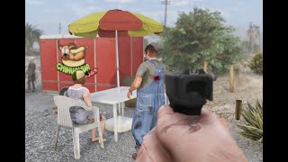 [GTA 5] Shootout By Biker