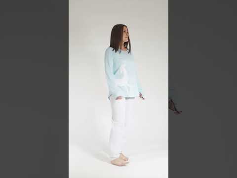 Купить Хлопковая пижама с длинным рукавом VIENETTA 3031261734 в Украина в Lingerie.ua - Одяг для дому та відпочинку, Видео 1
