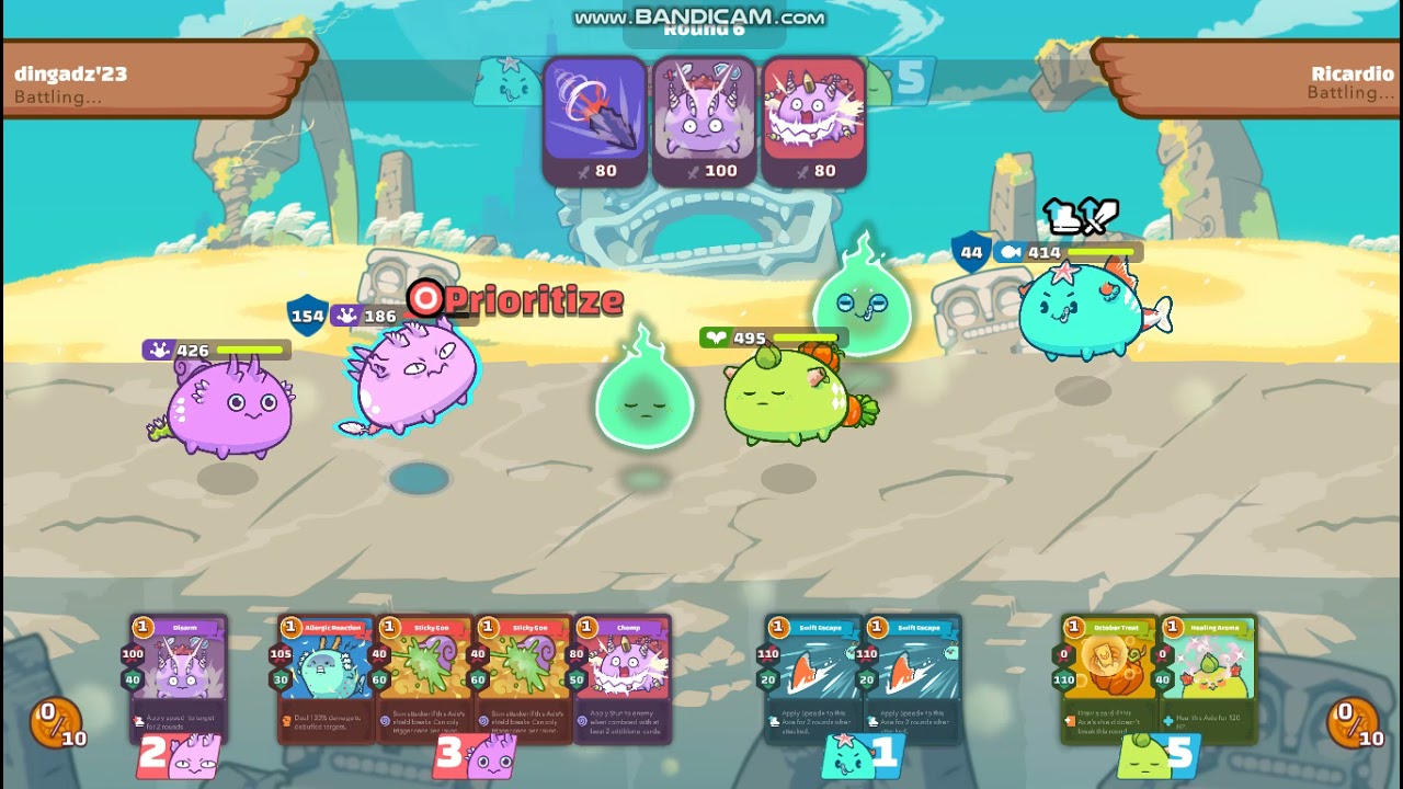 Backdoor Reptile vs Double Aqua | Axie Infinity Gameplay