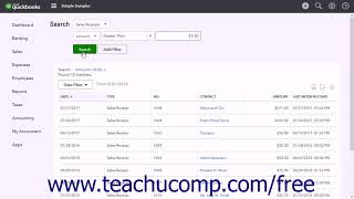 QuickBooks Online Plus 2017 Tutorial Finding Transaction Forms Intuit Training