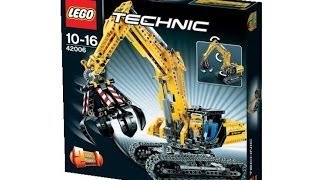 LEGO Technic 42006 Excavator unpacking :-)