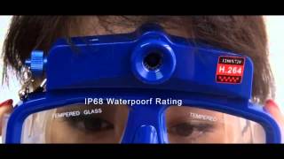 Underwater DVR Scuba Mask