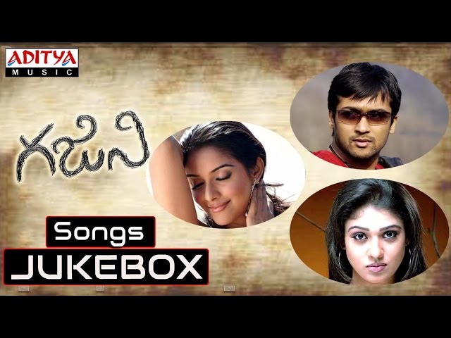 Ghajini Telugu Movie Full Songs || Jukebox || Surya, Asin class=