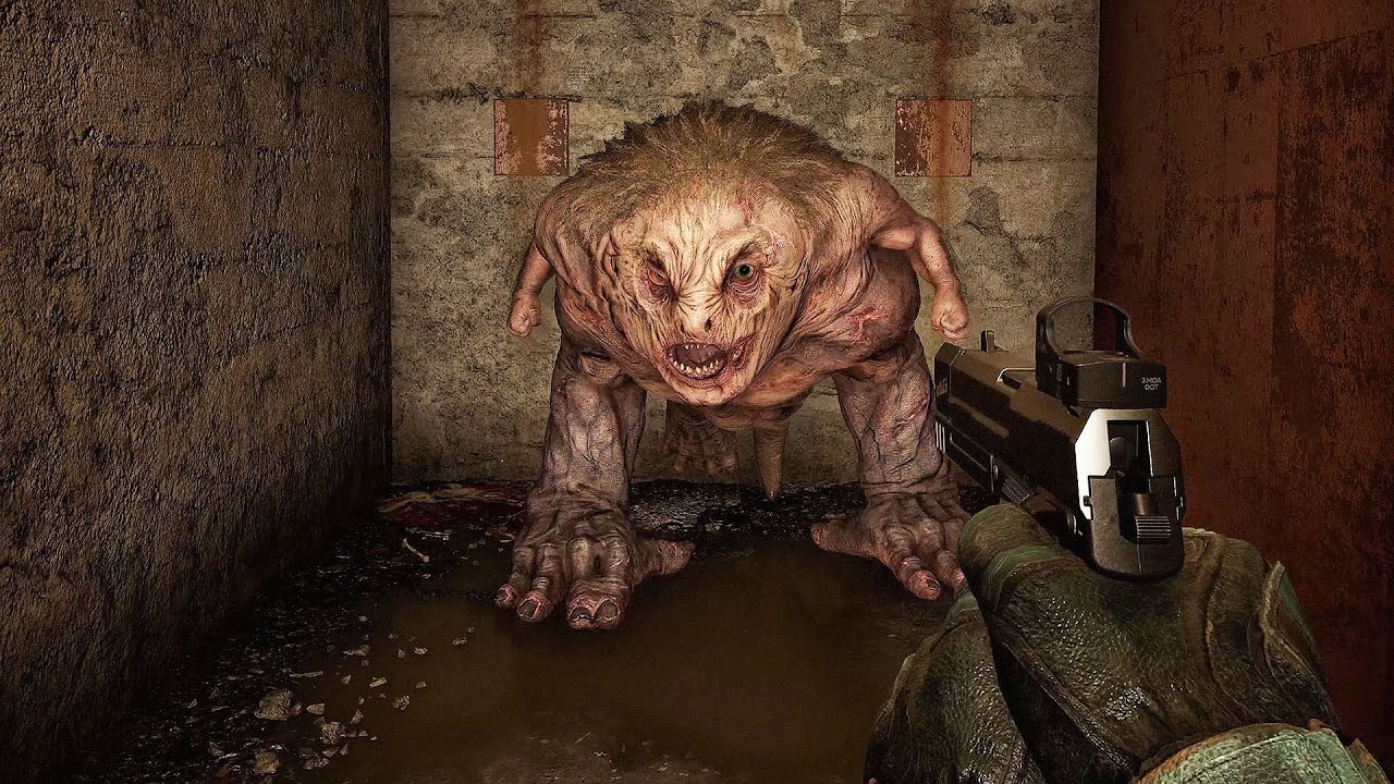 First encounter with Pseudogiants in STALKER 2 - YouTube