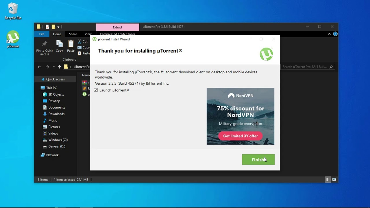 How to get µtorrent pro last version 3.5.5 Build 45271 for free! (2019)