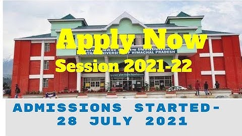 CUHP admission session 2021-22