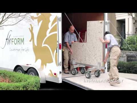 Floform Countertops Installation Process Youtube
