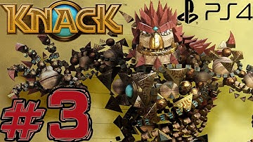 Knack - Part 3 - The Goblin hideout (PS4) (Walkthrough)