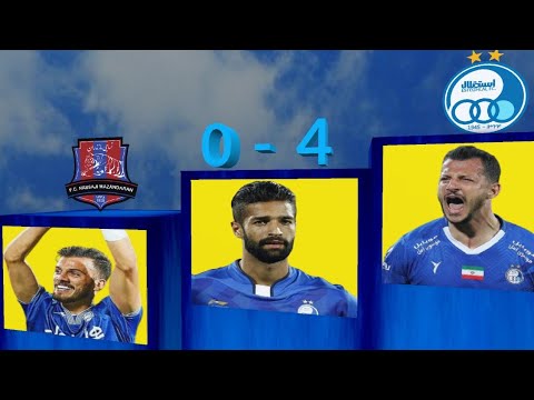 بازی استقلال نساجی در هفته سیزدهم لیگ برتر گل و موقعیتها