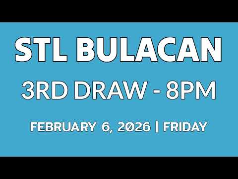 STL BULACAN result today 8pm draw evening result 3rd draw Philippines February 6, 2026 Friday