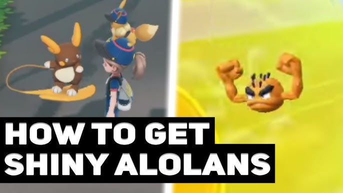 How to Get Alolan Pokemon WITHOUT Transferring in Let's Go Pikachu & Eevee  