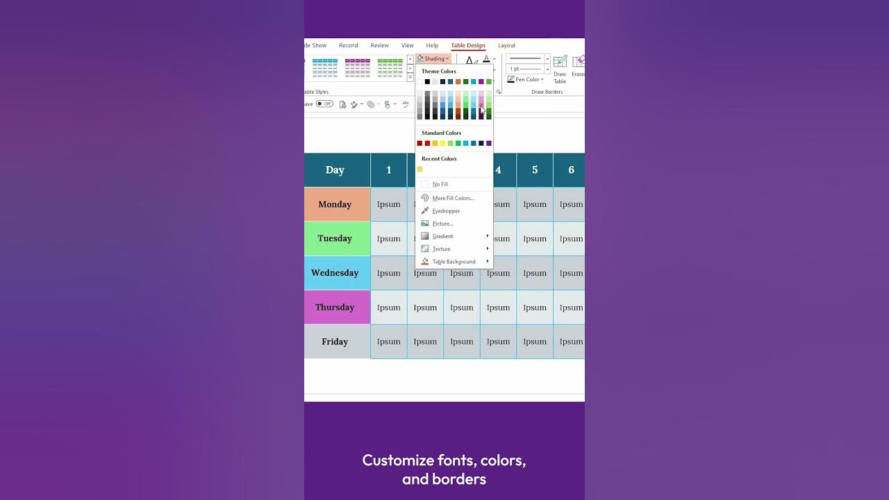 How To Create School Time Table In PowerPoint YouTube how-to-create-school-time-table-in-powerpoint-youtube