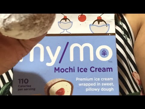 Trying My/Mo Mochi Ice Cream  Chocolate Sundae with #WhiteNoises  #Fansounds