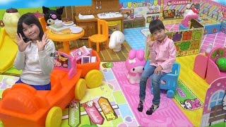 キティちゃん サンリオキャラクター パッとひろがる!お店屋さんごっこ こうくんねみちゃん