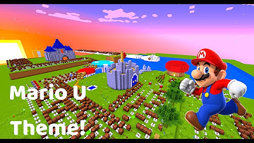 Super Mario Bros. U Overworld Theme | Minecraft Noteblocks