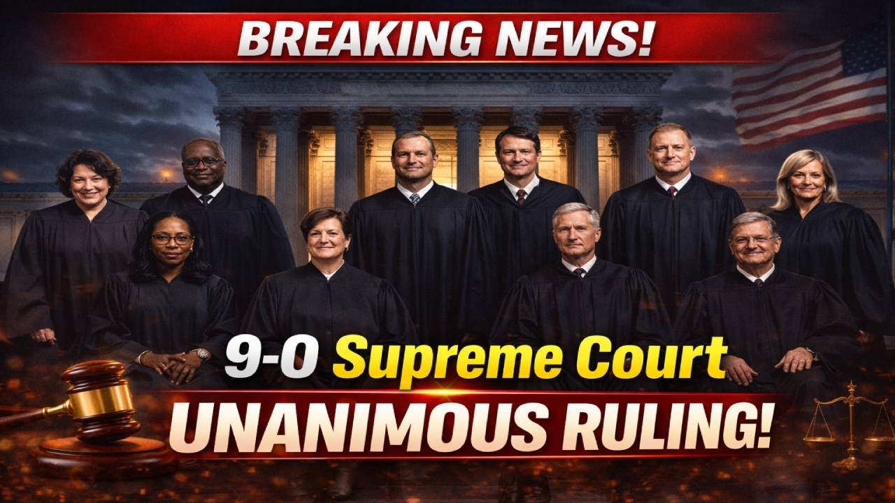 BREAKING! New Court’s Ruling 9–0 UNANIMOUS Ruling Just Redefined Second Amendment Rights!