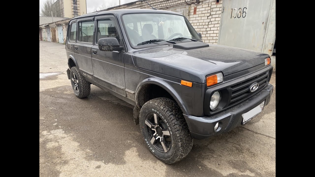 Обзор! Нива 2131 с бамперами урбан лифт кузов-балка 60мм, обварка моста ...