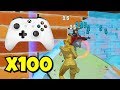 i ACCIDENTLY hosted a controller custom on fortnite... (so crazy)