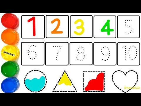 ABC Learning | 1-20 counting | How to write numbers 1-20 #kidslearning ...