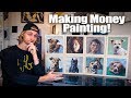 Making Money Painting! - EIGHT Oil Painting Commissions