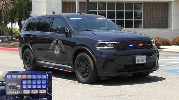 CHP Dodge Durango SMPV - Full Lights & Siren Demo