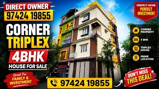 20X30 BDA, Corner triplex House, Direct owner, House for sale, ಮನೆ ಮಾರಾಟಕ್ಕೆ ಇದೆ